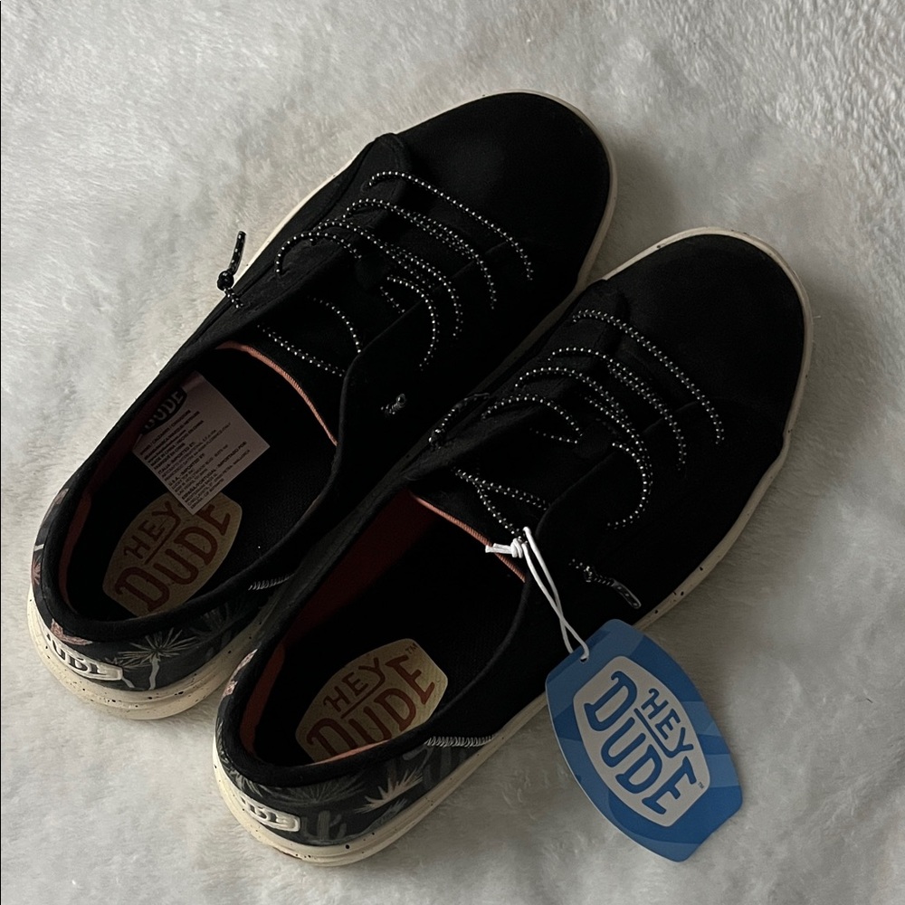 Hey Dude Black Sneakers